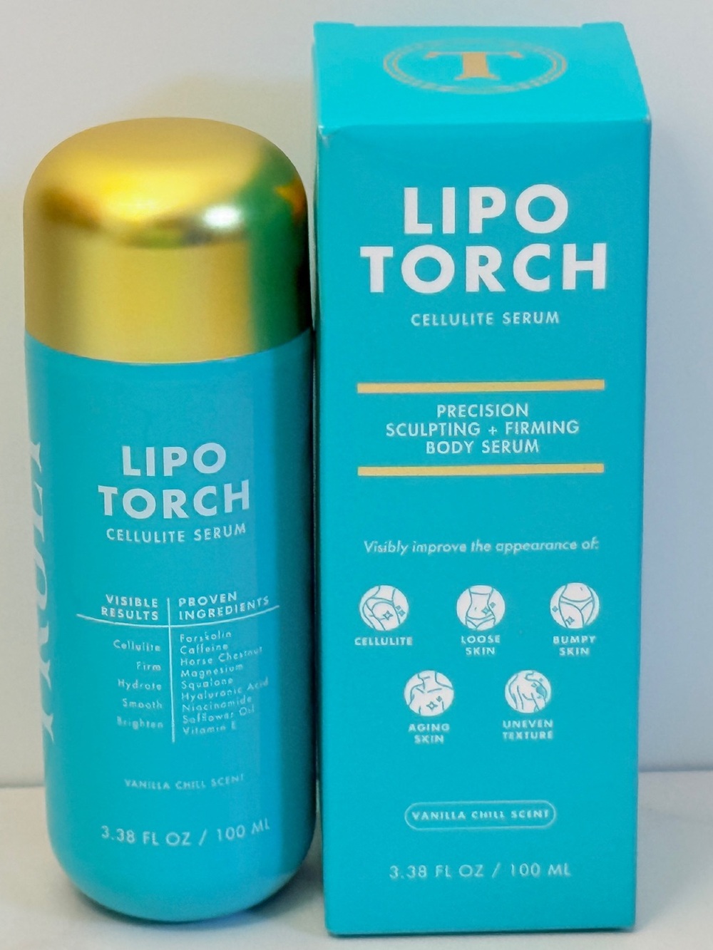 Truly Lipo Torch Cellulite Serum 3.38 oz Vanilla Chill – NEW in Box